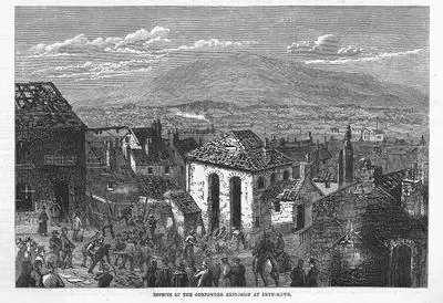 Effects Of The Gunpowder Explosion At Bryn Mawr