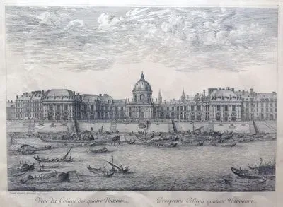 Veue Du College Des Quatre Nations-Prospectus Collegia Quator Nationum