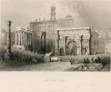 The Forum, Rome-Le Forum, Rome-Der Forum, Rom