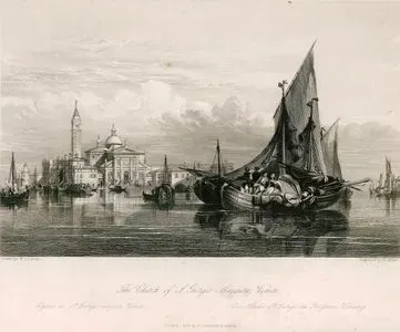 The Church Of S.Giorgio, Maggiore, Venice-Eglise De St.George Majeur, Venise-Die Kirche St.George Des Grossern, Venedig
