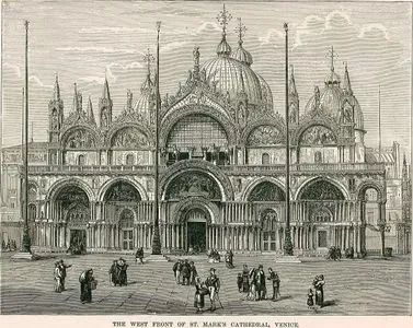 The West Front Of St. Mark's Cathedral, Venice
