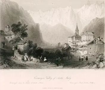 Cormayor, Valley Of Aesto, Italy-Cormayer, Dans La Vallee D'Aosta, Italie-Cormayor, Thal Aosta, Italien