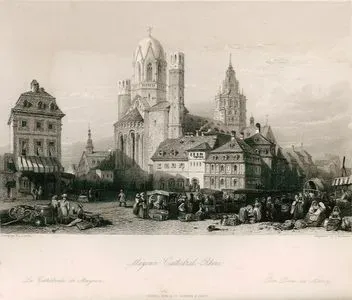 Mayence Cathedral, Rhine-La Cathedrale De Mayence-Der Dom Au Mainz