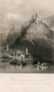 The Castle Of Thurmberg; Called The Mouse, Rhine-Chateau De Thurmberg Nomme "La Souris"-Schloss Thurmberg Die "Maus" Genannt