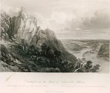Drachenfels And The Island Of Nonnenwerth, Rhine