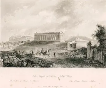 The Temple Of Theseus, Athens, Greece-Le Temple De Thesee A Athenes-Der Thesus Tempel, Athen