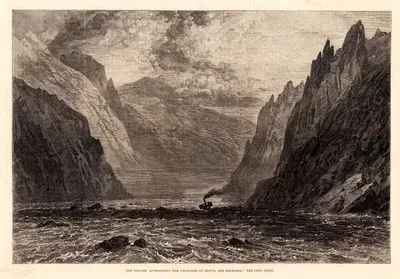 The Danube, Approaching The Frontiers Of Servia and Romania, The Iron Gates