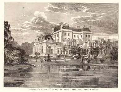 Kensington House Built For Mr.Albert Grant, The Garden Front