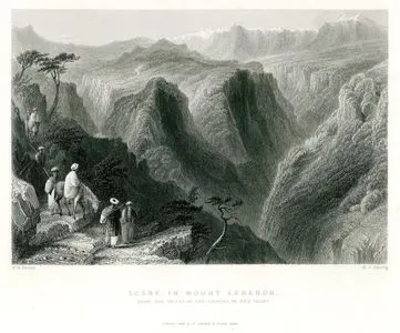 Scene In Mount Lebanon Above The Valley Of The Kadesha, Or Holy Valley