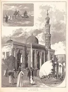 Life in Egypt III-1.The Mosque Of Saida Zeynap, Cairo 2.On The Banks Of The Nile 3.An Arab Farmyard At Genzerah