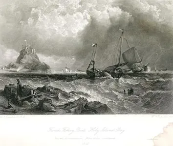 French Fishing Boats, Holy Island Bay