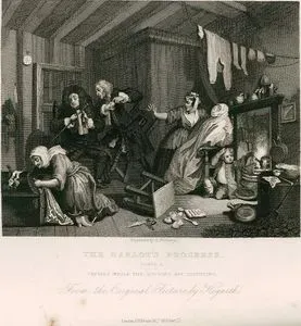 The Harlot's Progress-Expires While The Doctors Are Disputing-Plate 5