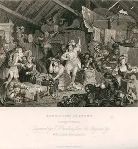 Strolling Players, Rehearsing In A Barn