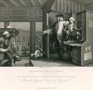Industry And Idleness-The Industrious Prentice A Favourite And Entrusted By His Master-Plate 4