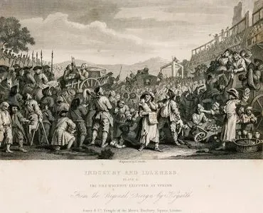 Industry And Idleness-The Idle Prentice Executed At Tyburn-Plate 11.