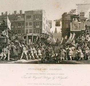 Industry And Idleness-The Industrious Prentice Lord Mayor Of London-Plate 12.