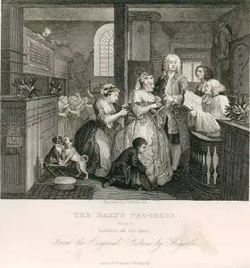 The Rake's Progress-Marries An Old Maid- Plate 5