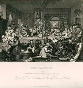 The Election-Humours Of An Election Entertainment-Plate 1.