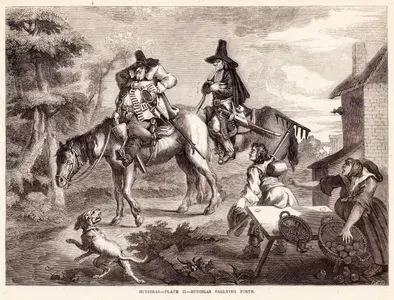 Hudibras-Plate II.-Hudibras Sallying Forth