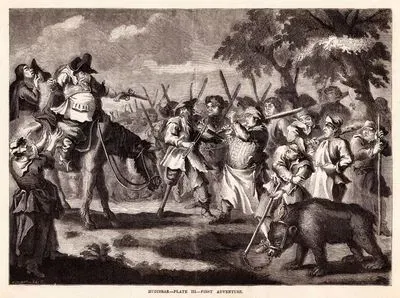 Hudibras-Plate III.-First Adventure