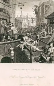 Beer Street And Gin Lane-Gin Lane