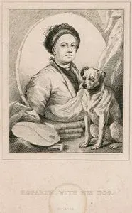 Hogart With His Dog
