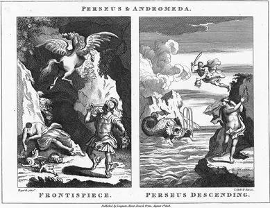 Perseus & Andromeda-Frontispiece-Perseus Descending