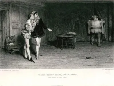 Prince Henry, Poins, And Palstaff, First Part Act 2 Sc. 5The History Of Henry IV.)