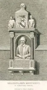 Shakspeare's Monument In  Stratford Church