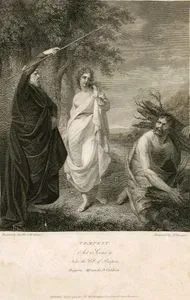 Tempest, Act 1 Scene 2, Near The Cell Of Prospero-Prospero, Miranda & Caliban
