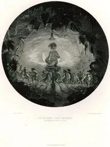 Puck And The Fairies(Midsummer Night's Dream)
