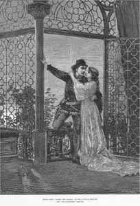 Scene From Romeo And Juliet At The Lyceum Theatre