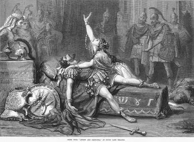 Scene From "Antony And Cleopatra" At Drury Lane Theatre