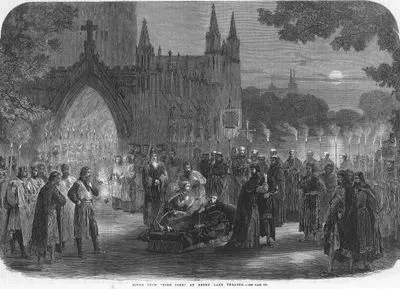 Scene From King John At Drury Lane Theatre