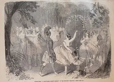 Scene From "A Midsummer Night's Dream" At The Princess' Theatre