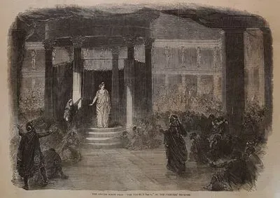 The Stateu Scene From "The Winter's Tale", At The Princess' Theatre