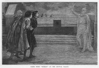 Scene From "Hamlet" At The Crystal Palace