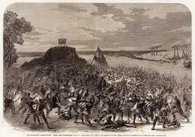 The Shakspeare Commemoration, Scene From Shakspeare's Play Of "King Henry IV." Part I, as Played Drury Lane, Battle Of shrewsbury, in The Last 
Act