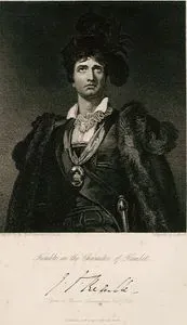 Kemble in Ths Character Of Hamlet, Born At Prescot, Lancashire, Feb 1 1757