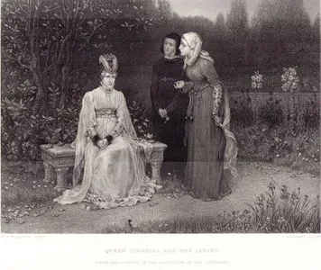 Queen Isabella And Her Ladies (King II.Richard, Act 3. Scene 4)