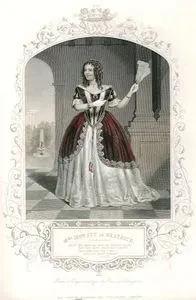 Mrs. Mowatt As Beatrice, Act. 2 Sc. 1 (Much Ado About Nothing)