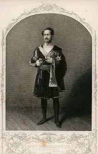 Mr. G.V. Brooke As Hamlet, Act. 3 Sc. 2(Hamlet)