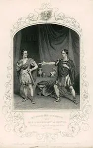 Mr. Macready As Cassius And Mr. E.L. Davenport As Brutus, Act. 4 Sc. 3(Julius Caeser)