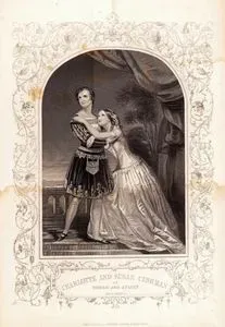Charlotte And Susan Cushman As Romeo And Juliet, Act. 3 Sc. 5 (Romeo And Juliet)