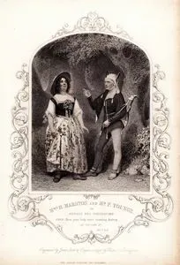 Mrs. H.Marston And Mr. F.Younge As Audrey And Touchstone, Act. 5, Sc. 4  (As You Like İt)