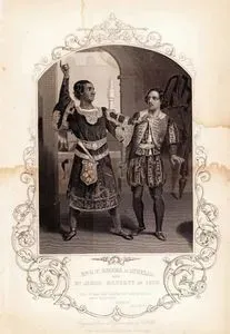 Mr. G.V. Brooke As Othello And Mr. James Bennett As Iago, Act. 3 Sc. 3 (Othello)