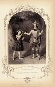 Miss Julia Harland And Miss Conqouest As Oberon And Puck, Act. 2 Sc. 2 (Midsummer Night's Dream)