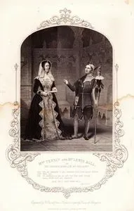 Mrs. Ternan And Mr. Lewis Ball As The Countess Rousillon And Her Clown, Act. 1 Sc. 3 (All's Well That Ends Well)
