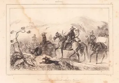 Bresil, Caravane De Marchands Allant A Tijuca (Caravan Of Merchants Going To Tijuca, Rio De Janerio)