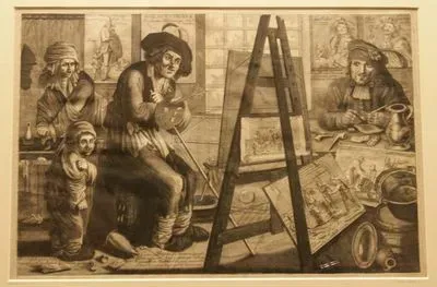 The Poor Painter in His Studio